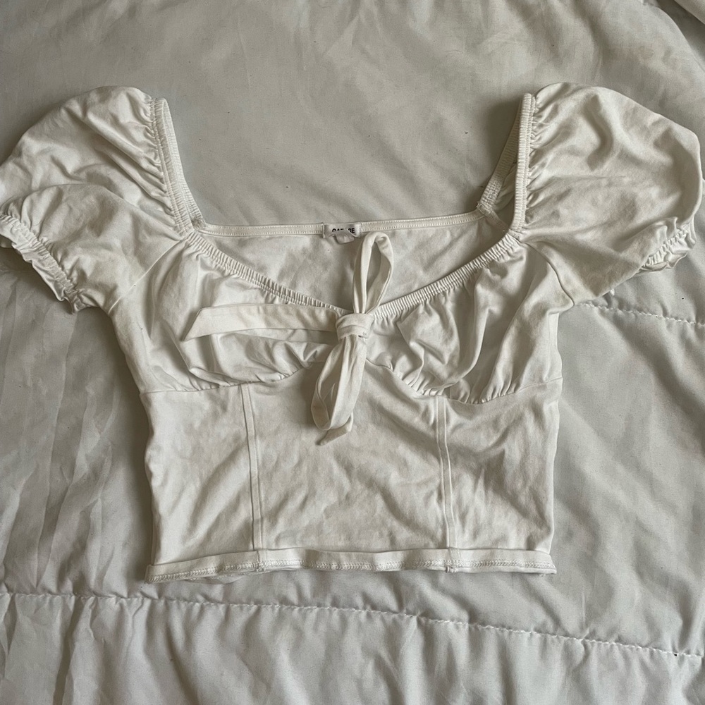 garage crop top size S